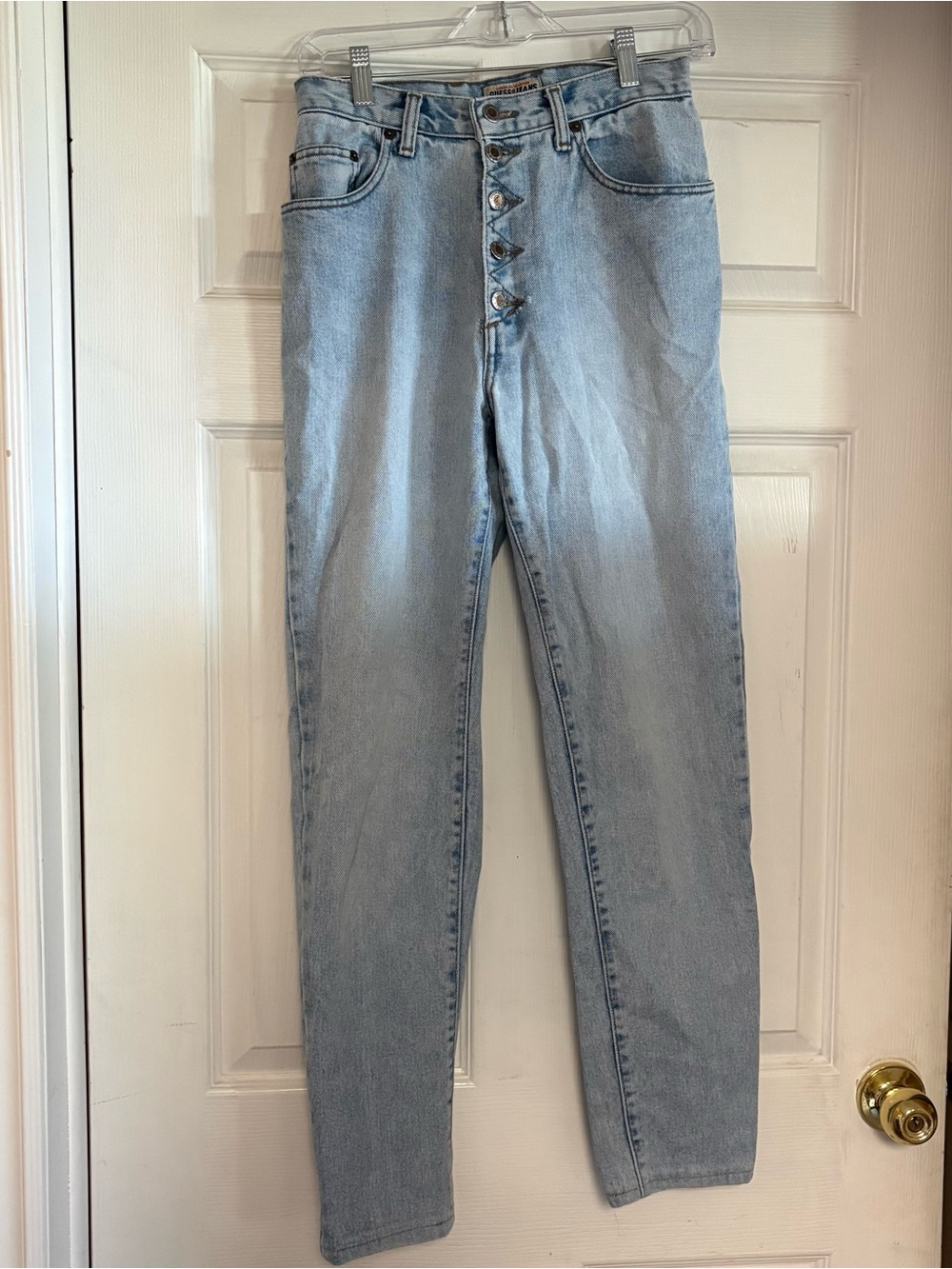 Vintage Light Blue Guess Jeans with Button Fly